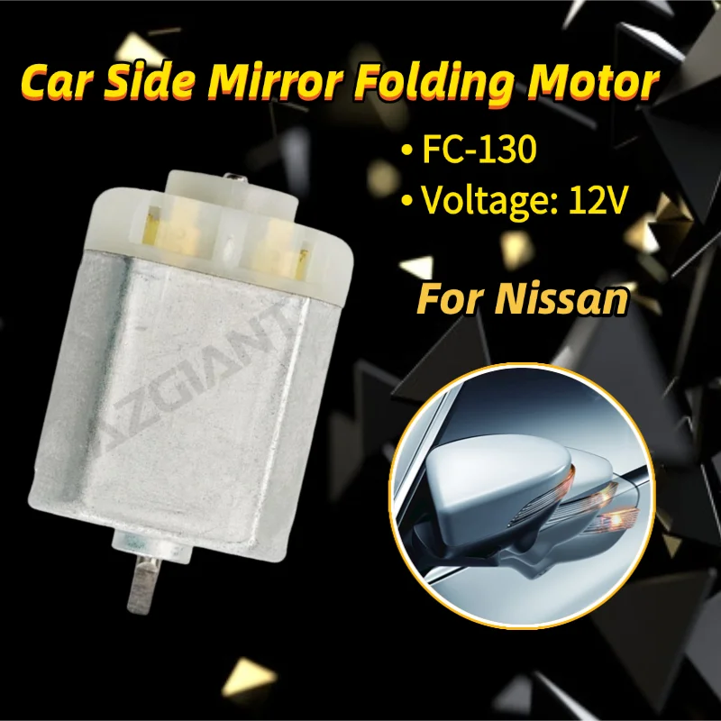 

AZGIANT Folding Mirror Motor Replacement Part Quiet Operation DC 12V for 2014-2021 Nissan Qashqai J11 MK2 Rearview Mirror
