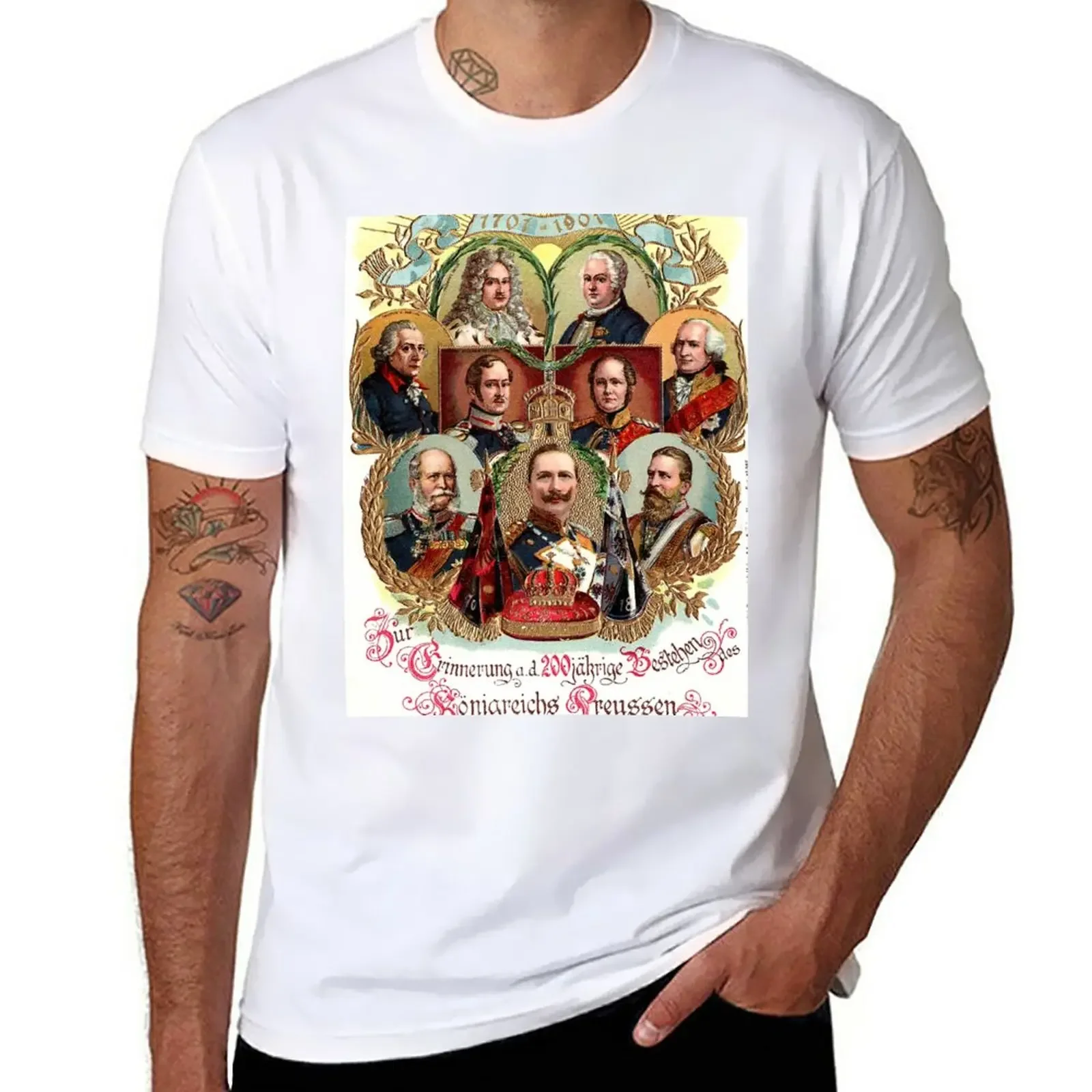 Kingdom of Prussia...200th Anniversary 1701 to 1901 T-Shirt aesthetic clothes tops t shirts for men graphic