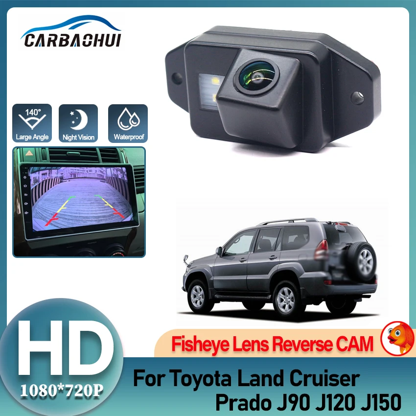 

Для Toyota Land Cruiser Prado J90 J120 J150 Камера заднего вида CCD HD Ночное видение RCA Светодиодная камера номерного знака Камера резервного копирования