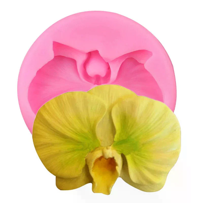 

Orchid Silicone Mold for Candy Clay Chocolate Fondant DIY Cake Decorating Tool Cupcake Craft Mold