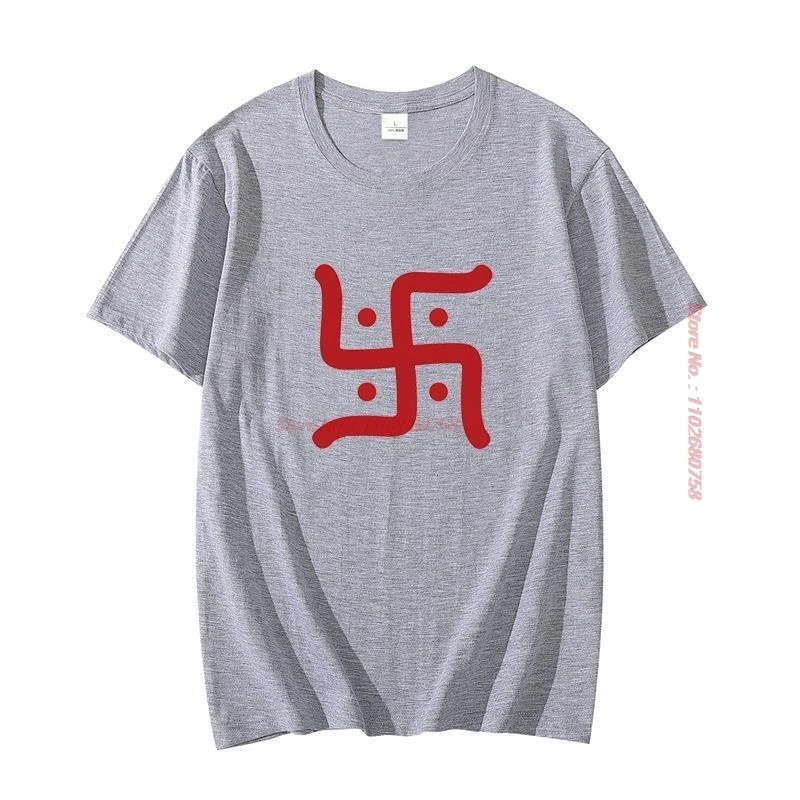 Hindu Swastika Classic Harajuku Graphic T Shirts Cotton men's Short Sleeve t-shirt Summer Harajuku Streetwear Mens Clothes