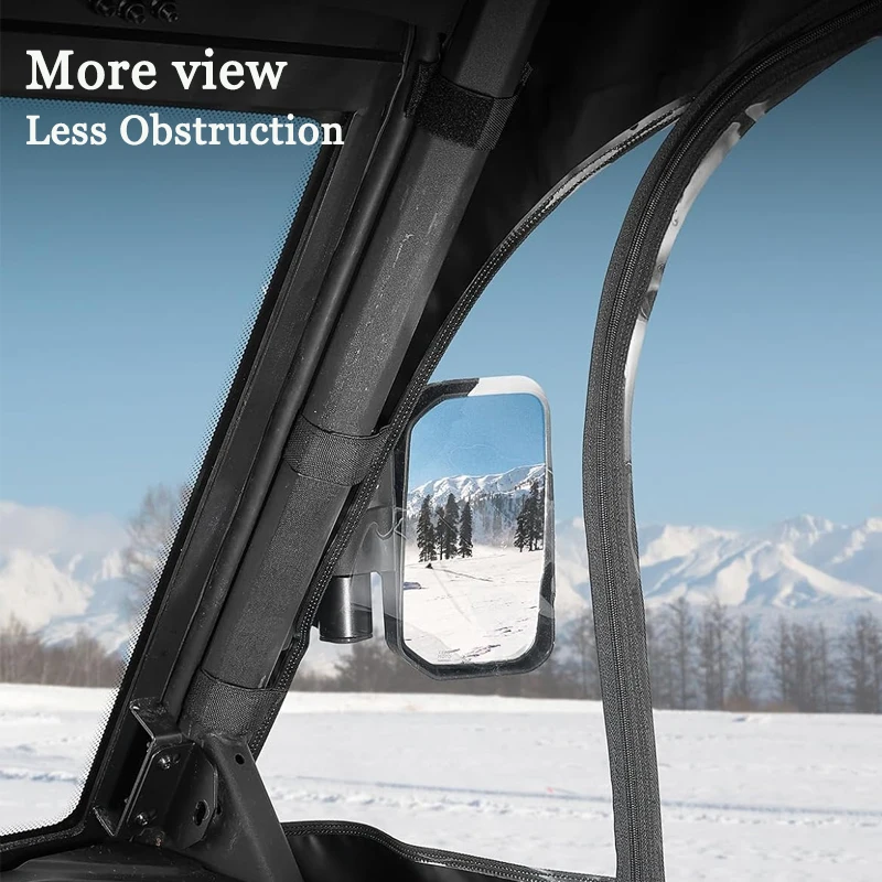 UTV Side Windows Enclosure Windproof Waterproof Clear Soft Upper Door Window For Polaris RZR XP/Turbo R/ PRO S 2020-2025