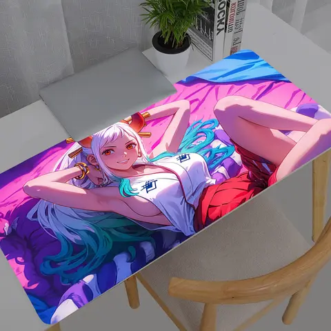 Mouse Pad One Piece Yamato Anime Gaming Accessories Varmilo Keyboard Desk Mat Gabinete Gamer Carpet Mousepad Mouse Mats