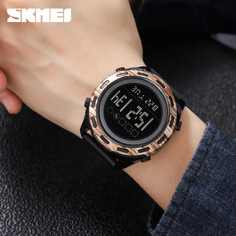 Skmei Fashion Fashion Brand Men's Sports Watch Outdoor Multi-Functional Men's Junior High School Student Electronic Watch