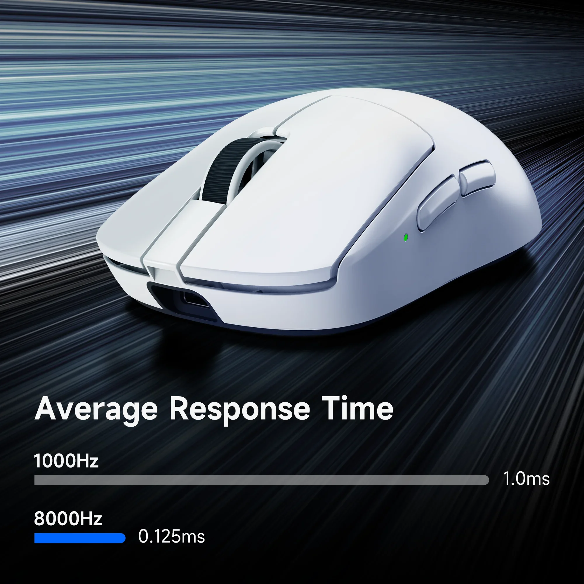 MCHOSE A7 V2 Ultra Plus Lightweight Wireless Gaming Mouse Dual 8,000Hz Polling Rate PAW3950 TI Gaming Esports Office Mouse