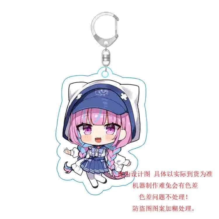 Fashion Cute Anime Hololive Acrylic keychain Pendant To Send boudoir Gift Pendant 6CM