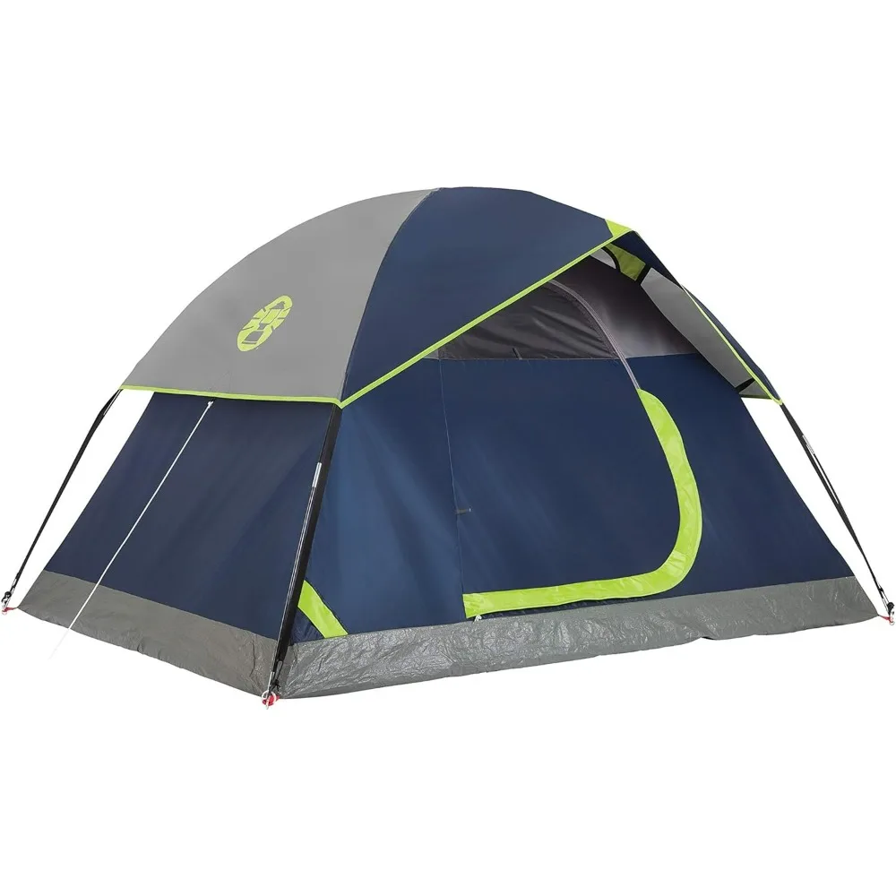 Camping Tent, 2/3/4/6 Person Dome Tent with Snag-Free Poles for Easy Setup in Under 10 Mins, Included Rainfly Blocks Wind & Rain