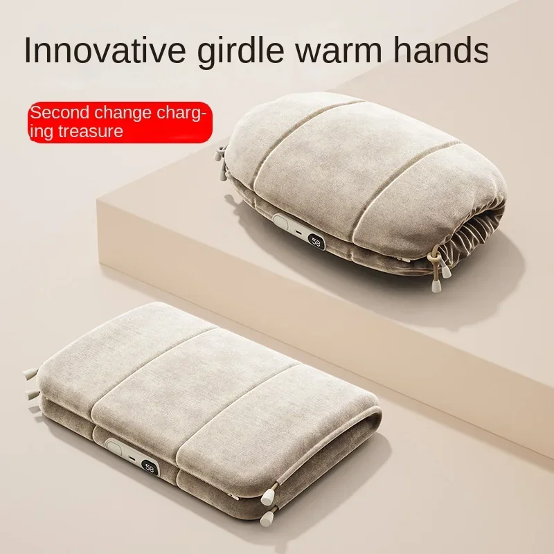 

Hand Warmer Rechargeable 6000mAh Portable USB Mini Heater Electric Heating Pad Power Bank Hot Pack for Home Camping no Water