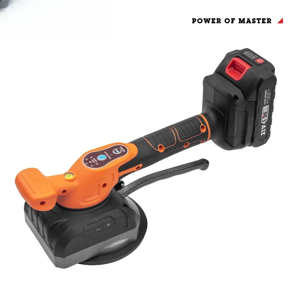 2025 Lithium Battery Tile Tiling Machine Large Suction Vibration Auxiliary Tools Electric Household Hand-held Brick Sticking Mac