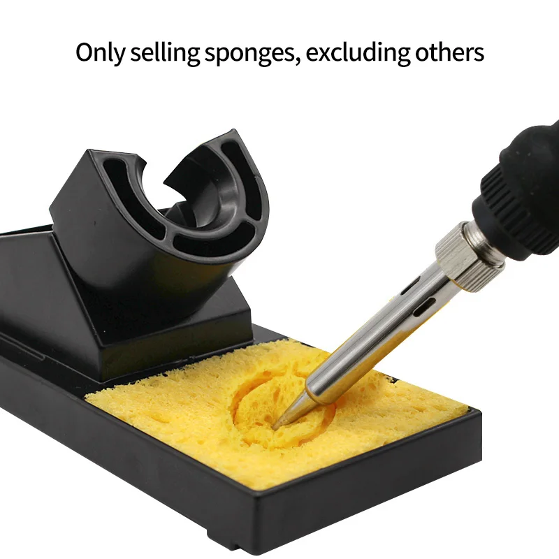 6pcs High-temperature sponge Electric-branded iron-en-iron head cleaning sponge