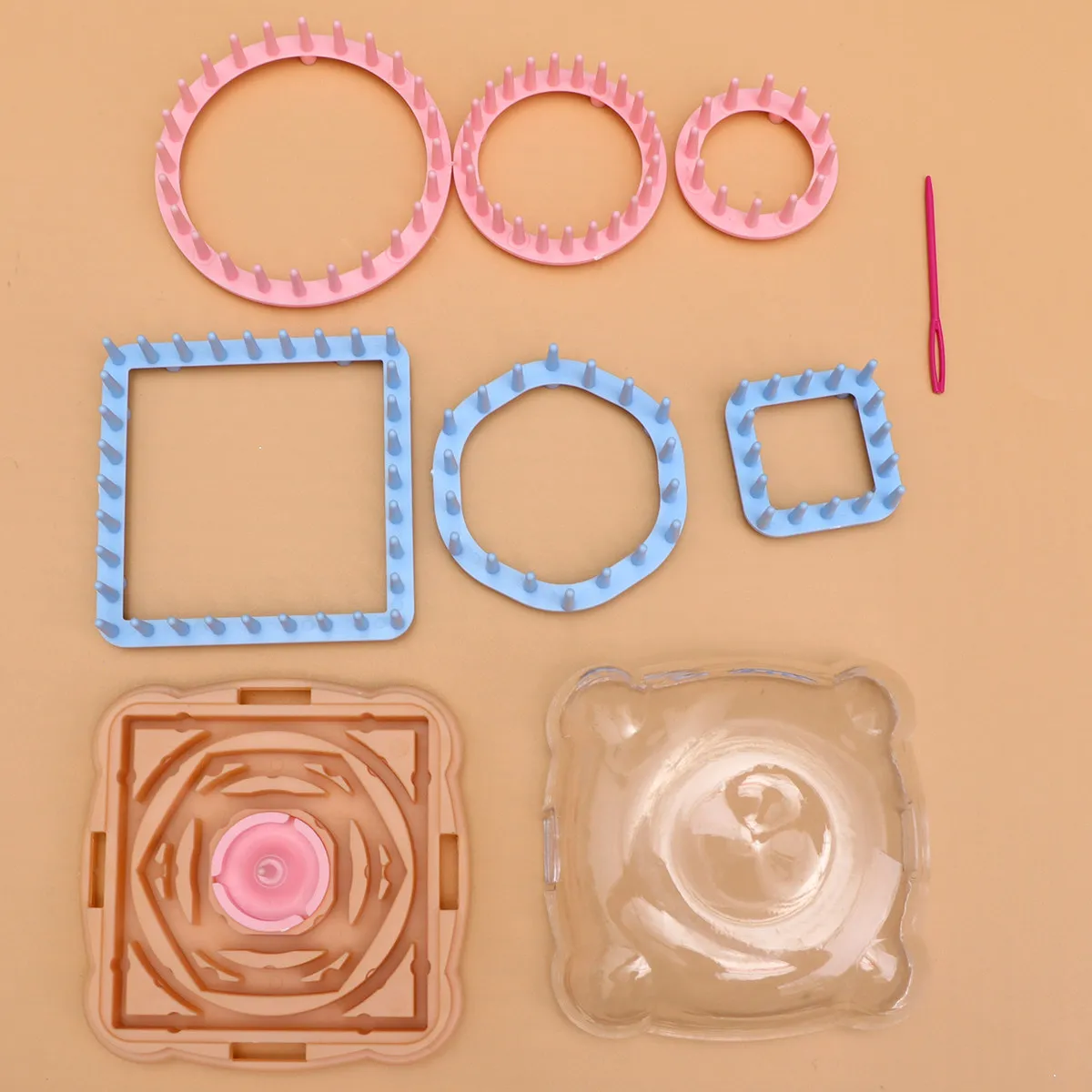 

Набор для изготовления помпонов 4-в-1: инструмент для рукоделия, для создания однородных шариков из пряжи и ниток