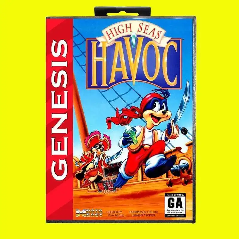 

Havoc MD Game Card 16 Bit with US Box for Sega Megadrive Genesis Video Game Console Cartridge