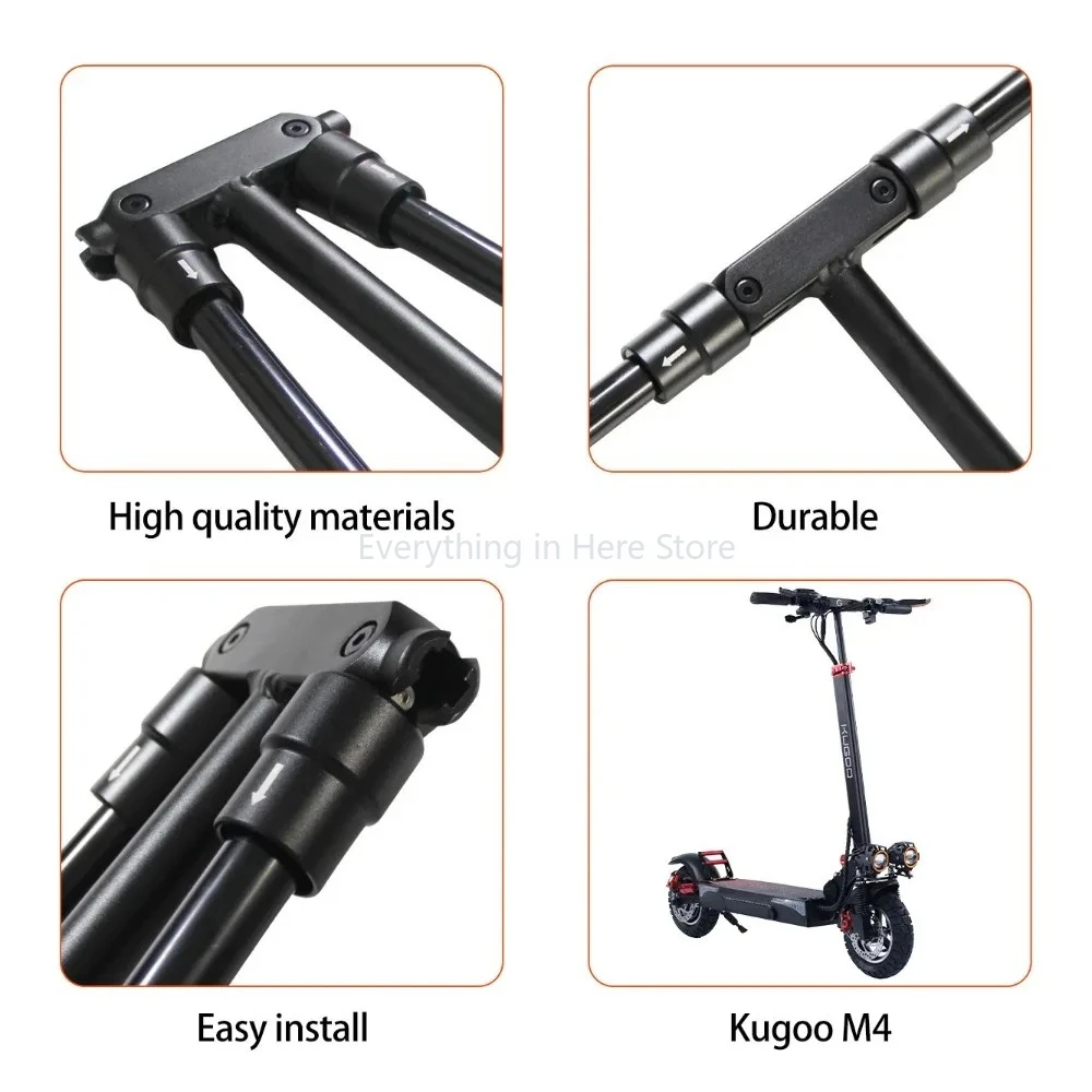 

Scooter Handlebar Handle Folding Kick for KugooM4 Electric Scooter T-bar Faucet Handlebar E-Scooter Handlebar Replacement Parts