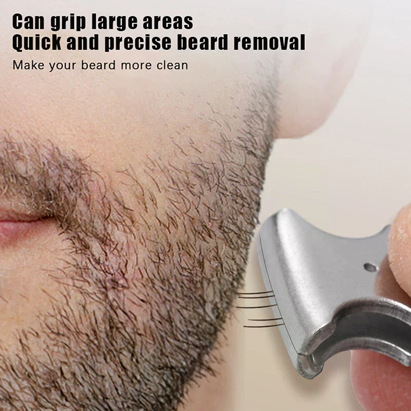 Stainless Steel Precision Tweezers For Beard Mustache And Eyebrow Grooming Multi-Functional Hair Removal Tool With Sleek Finish #4