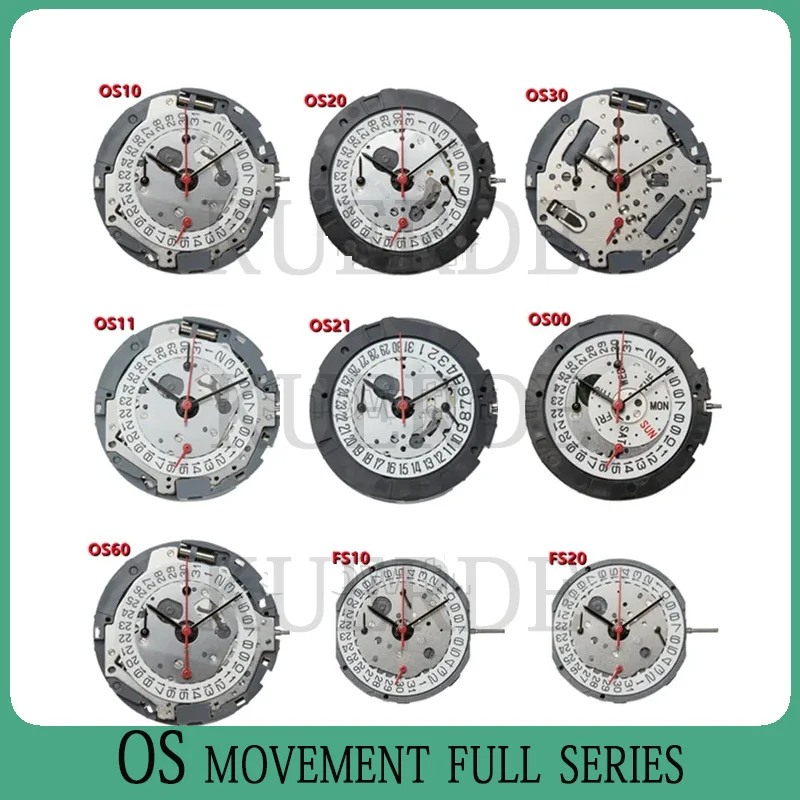 Watch Parts Japan Chronograph Quartz Movement OS10 OS20 OS30 OS00 OS11 OS21 OS60 FS10 FS20 With Battery