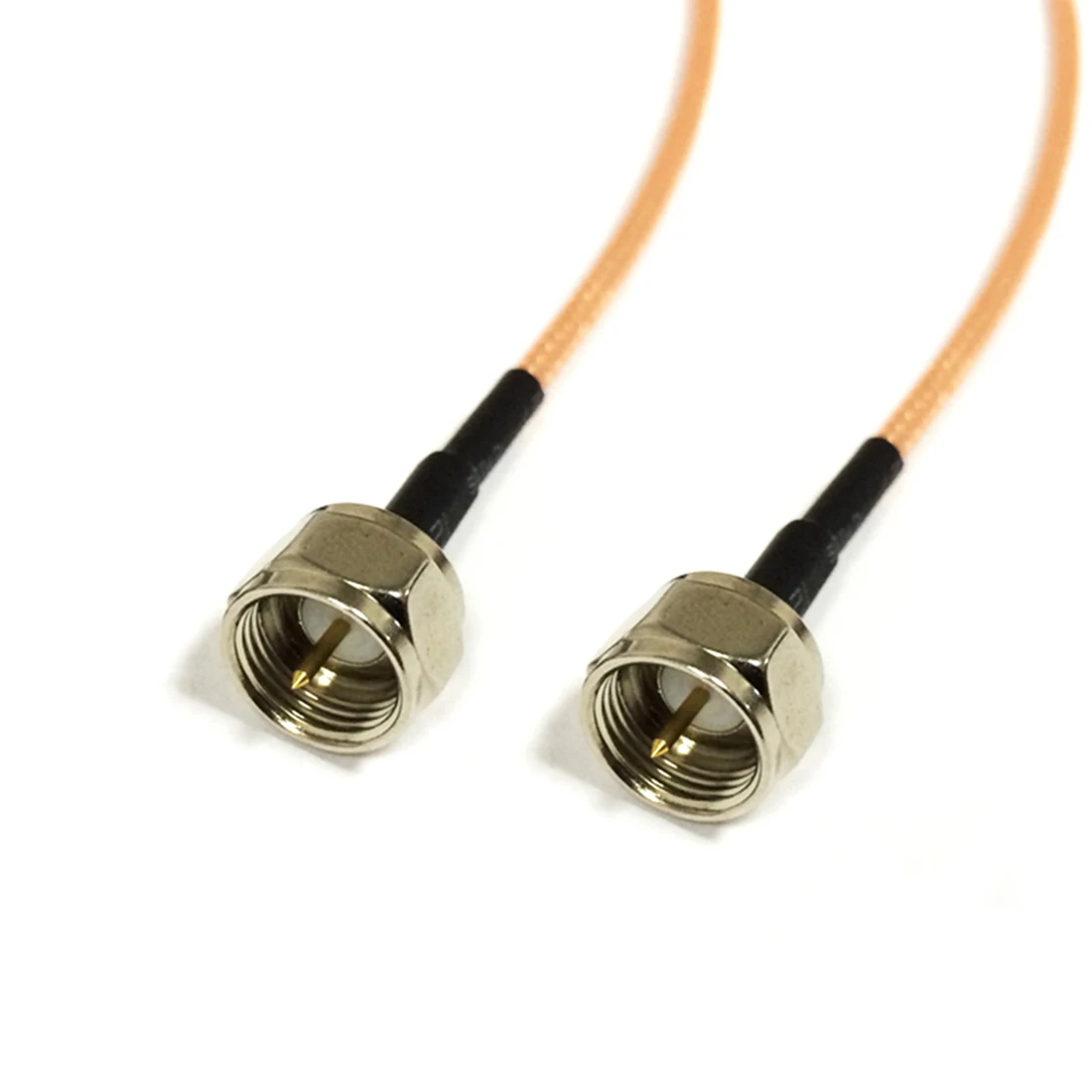 Переходник для кабеля с разъемом типа F «папа» на «папа», RG316, 15 см/20 см/30 см/50 см/100 см, оптовая продажа, новинка