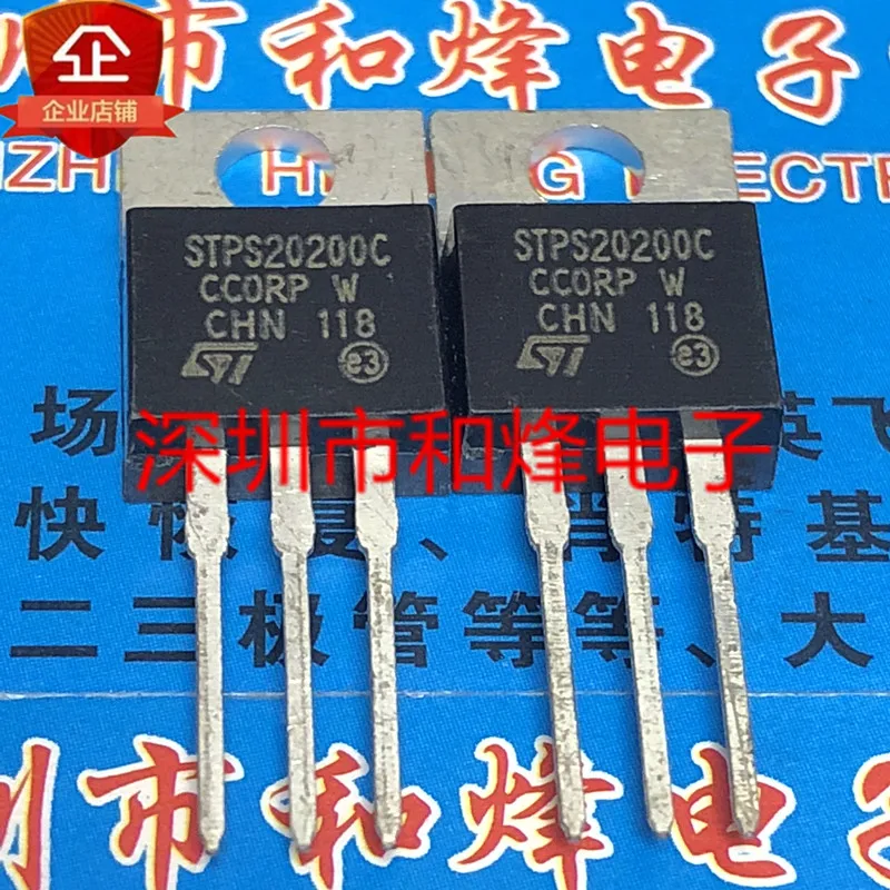 5PCS-10PCS STPS20200C  TO-220 200V 30A    Original On Stock Quicky Shipping