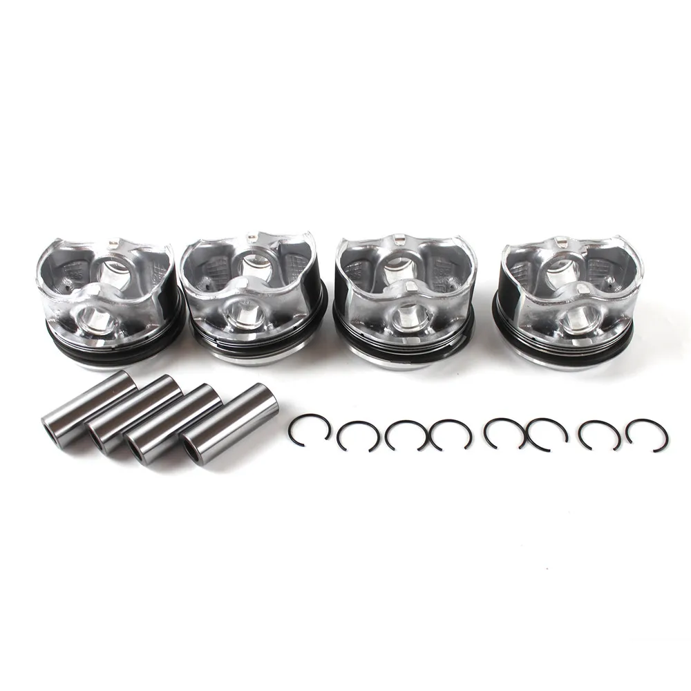 Engine Pistons&Rings 82.51mm Φ21mm For VW GTI Passat Fit Audi A3 2.0 TFSI DOHC EA888