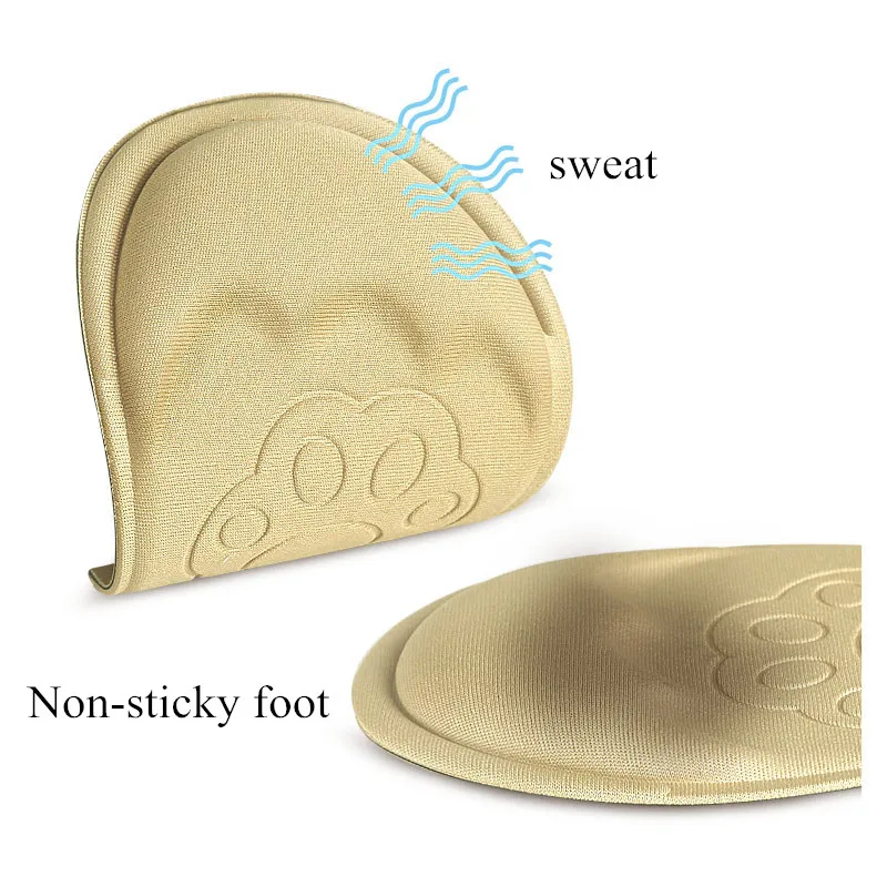 Forefoot Pad Shoes Men Women Sports Toe Padded Soft Breathable Non-Slip Anti-Wear Shoes Adjustable Size Shoe Inserts Cushion