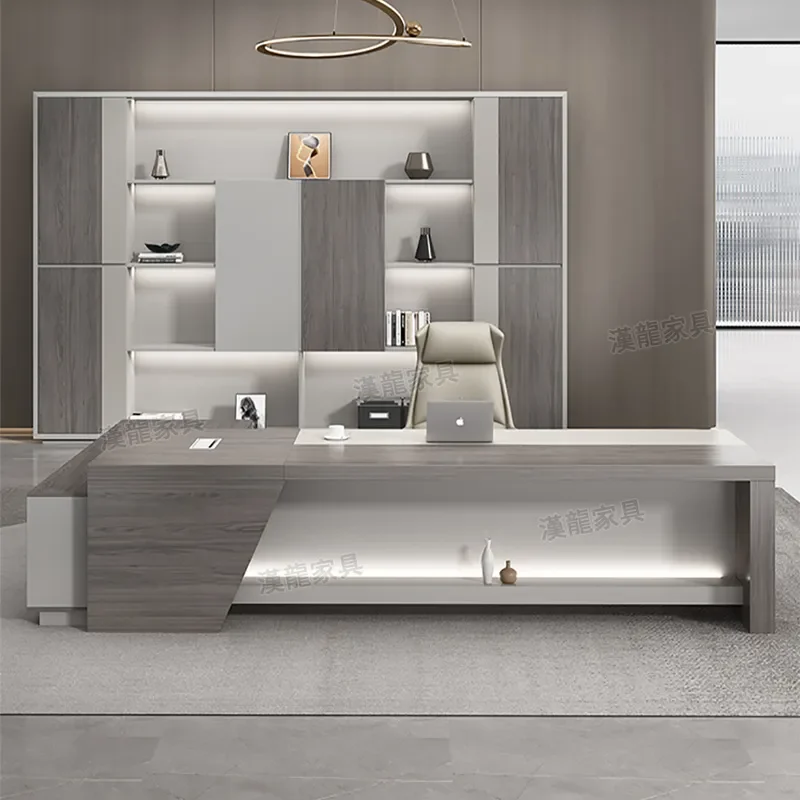 for Office Furniture Manager Desk and Chair Combination Boss Desk President Desk Simple Modern Class Desk