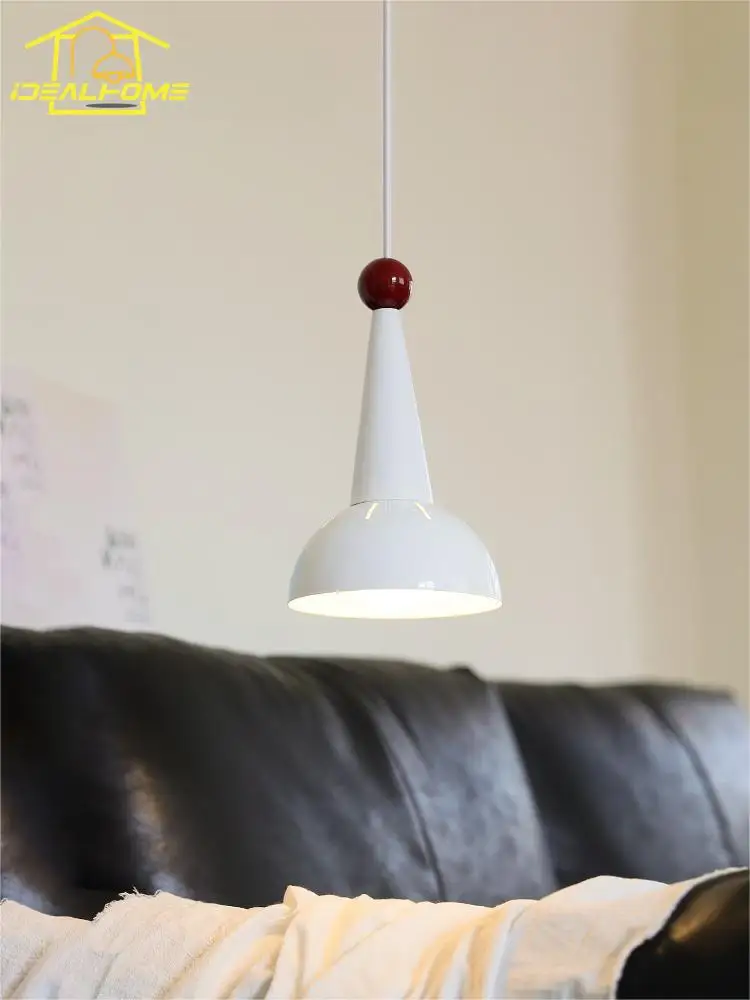 

Bauhaus Atmosphere Colorful Pendant Lights LED E27 Designer Bedside Hanging Lamp Sofa Aisle Bedroom Porch Living/Dining Room Car