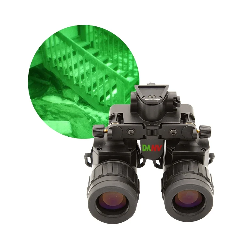 Factory Price  Gen2+ Gen3 IR Dual Tube P45 White/Green Phosphor 1600 FOM Helmet PVS 31 Night Vision Goggles