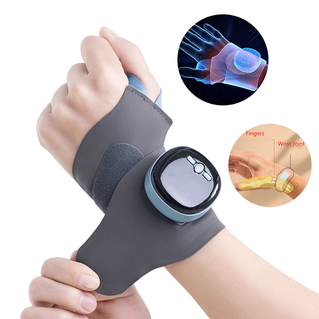 Relieves Tenosynovitis Controlled Electric Sports Hot Compress Physical Recovery Heating Massage Vibration Wrist Guard Support