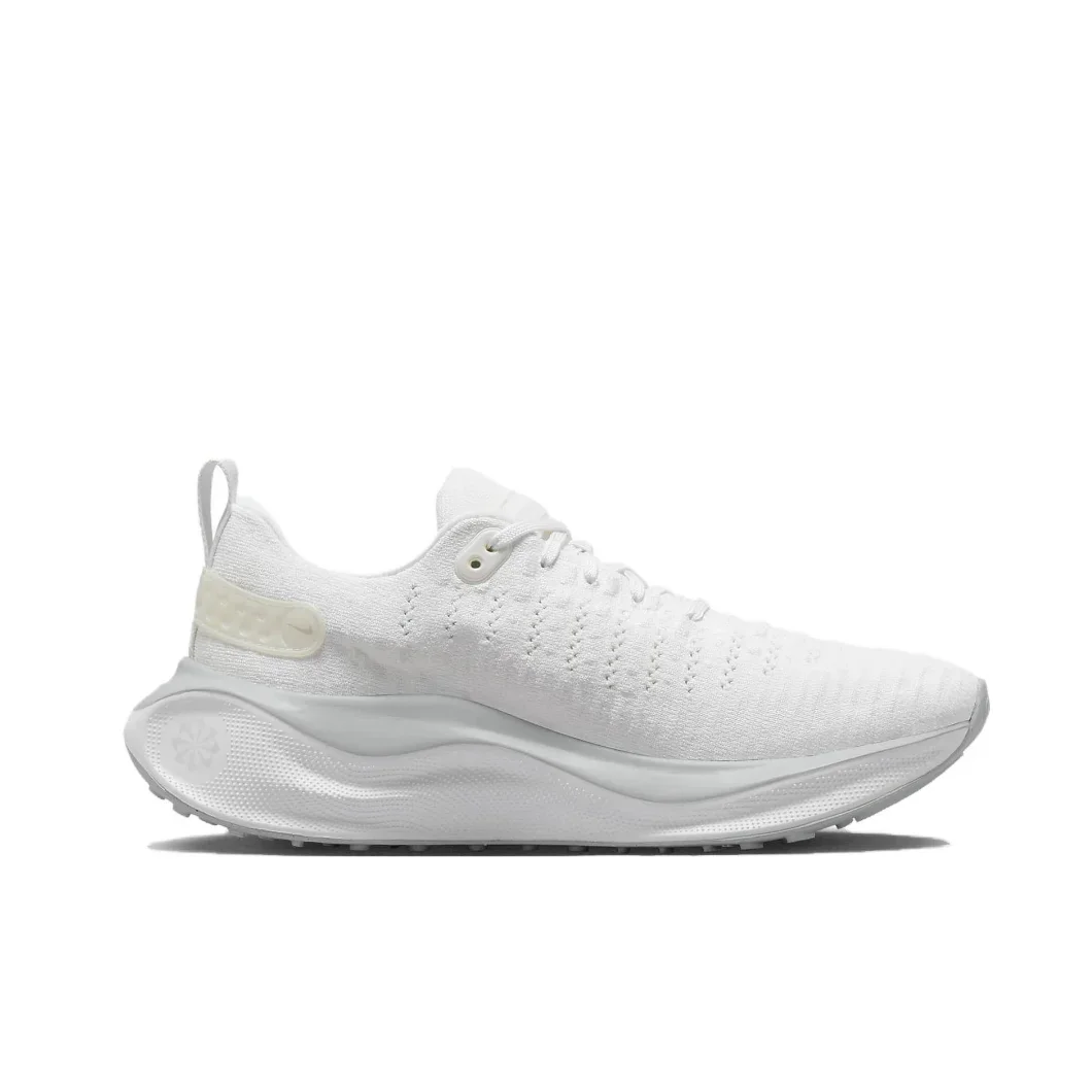 Nike REACTX INFINITY RUN 4 Low Women's Sneakers autumn Lightweight cushioned running shoes Comfortable and wearable solid white