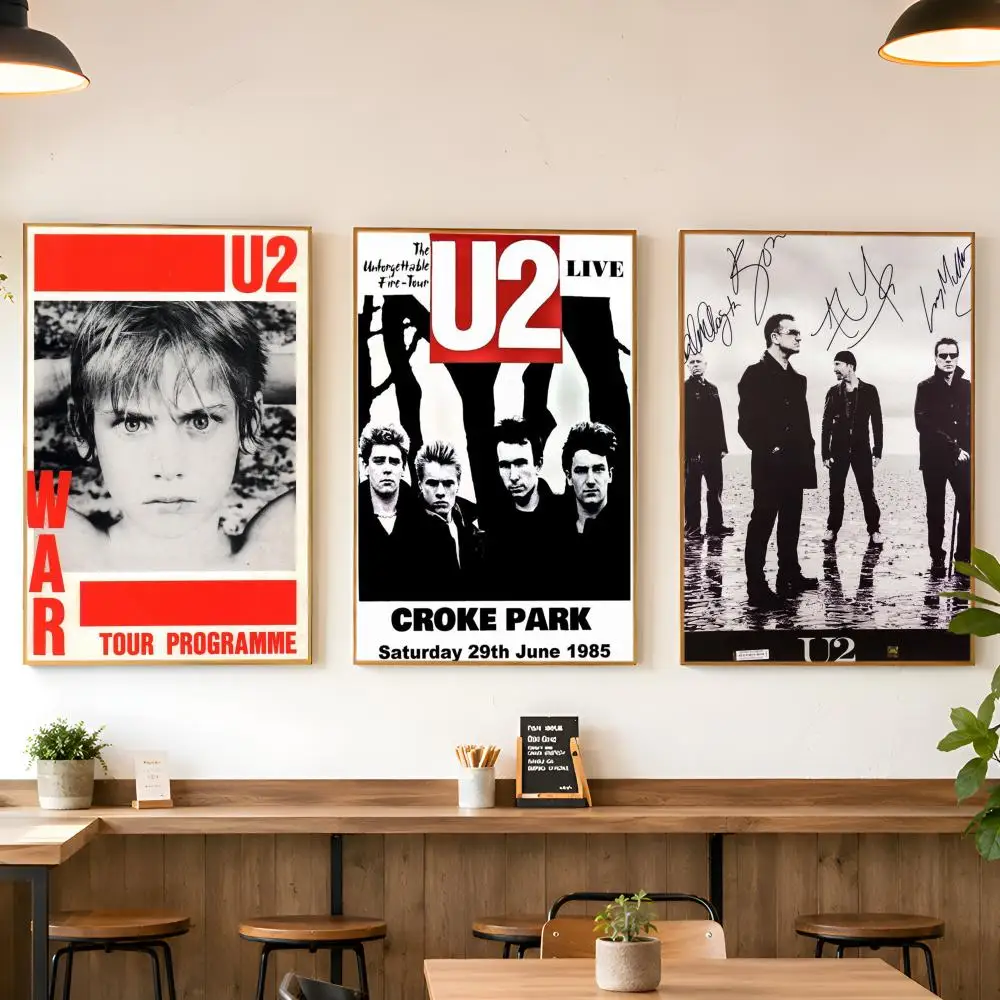 Rock Band U-U2 Songs Of Surrender Poster Matte Wall Peel And Stick Decor Bedroom Living Room Office Dorm Home