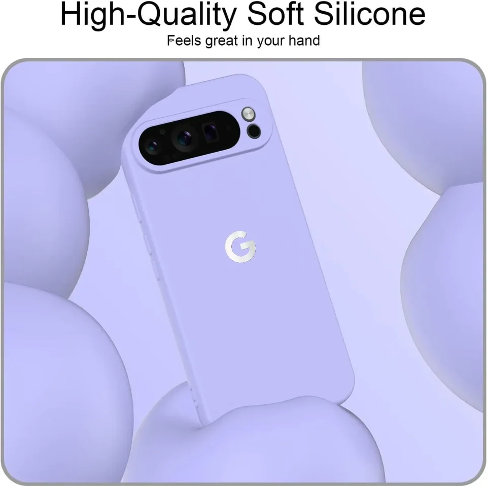 Funda de silicona suave y agradable a la piel, a prueba de caídas para Google Pixel 10A 10 9 Pro XL 8 7 6 A, protectora de impactos 5