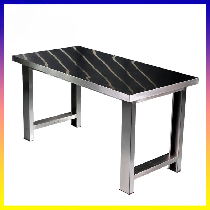 All-stainless steel workbench 201 mirror drawing stainless steel laboratory table corrosion resistance