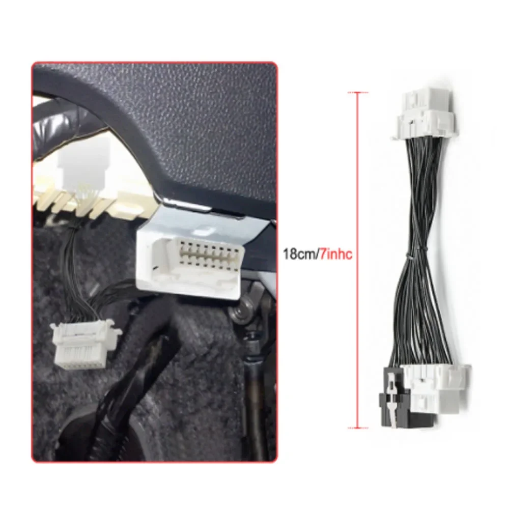 1 in 2 Y Splitter OBD2 Extension Cable OBD 16pin Male To Female for ELM 327 for Auto Car Diagnostic Tool Scanner