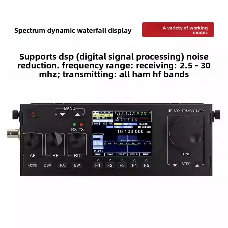 

MCHF V0.6.3 HF QRP Transceiver Shortwave Radio For Amateur Ham Radio Users