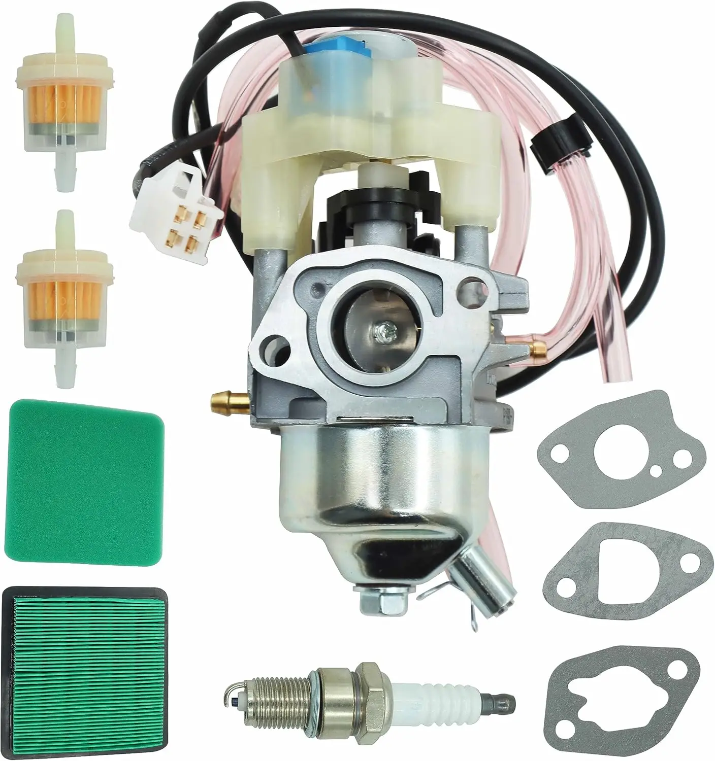 Carburador para generador inversor Predator 3500 con filtro de aire y kit de juntas de montaje 63584 RV Generador de 3500 vatios