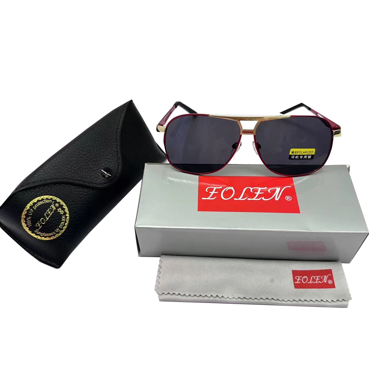 

Men's stylish sunglasses for fashion, trend, travel, driving, fishing and protection against glare. UV400 protection.