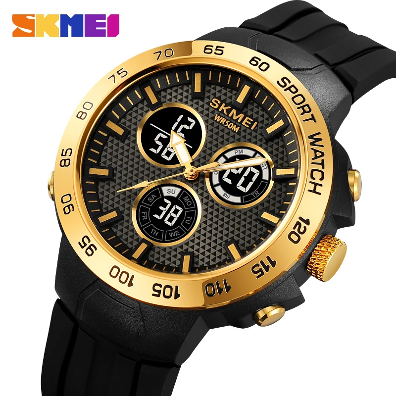 

SKMEI 2106 Light Multi functional Electronic Watch Men's Student Trend Sports Electronic Watch Alarm Clock Waterproof Night