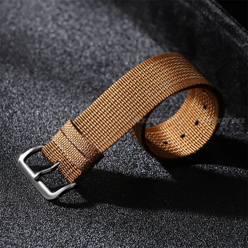 20 مللي متر 22 مللي متر حزام ساعة نيلون ل Seiko ل أوميغا مضلع ساعة قماش الفرقة الرجال العسكرية الرياضة سوار استبدال الملحقات