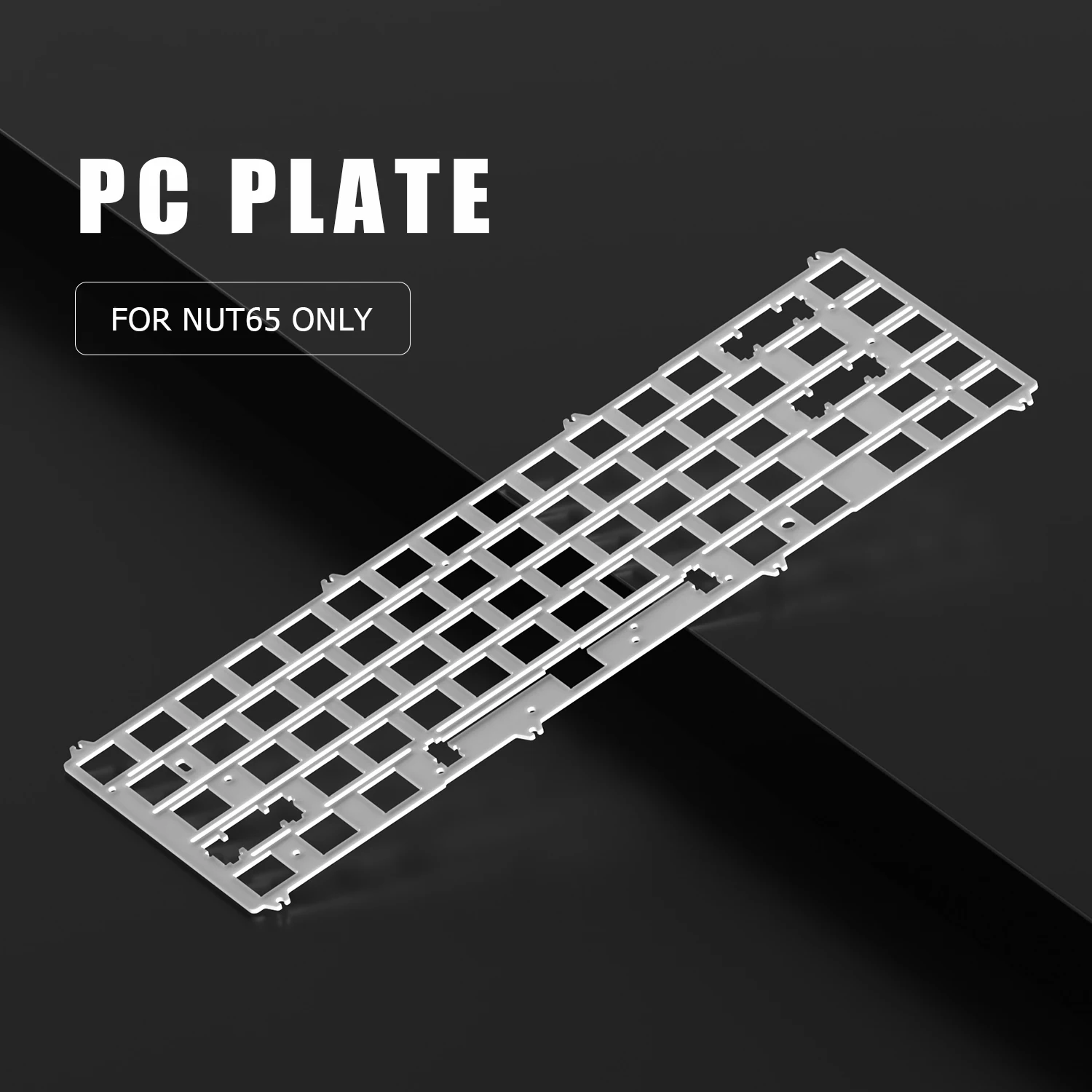 

Nut65 Weikav Customized Mechanical Keyboard Positioning Plate PC Carbon Fiber Plate Mounted