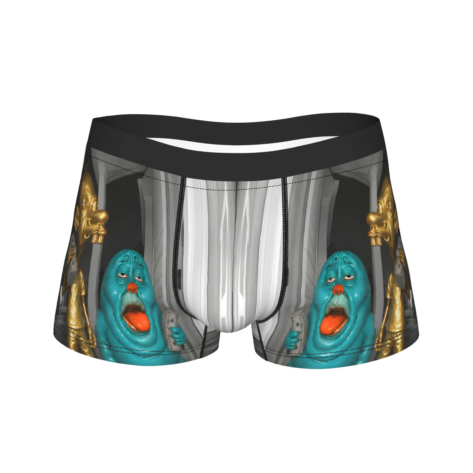 There is Motion at Your Front Door Tung Tung Tung sahur Meme Boxer Brief Underwear Men's Breathable Boxershorts Underpants