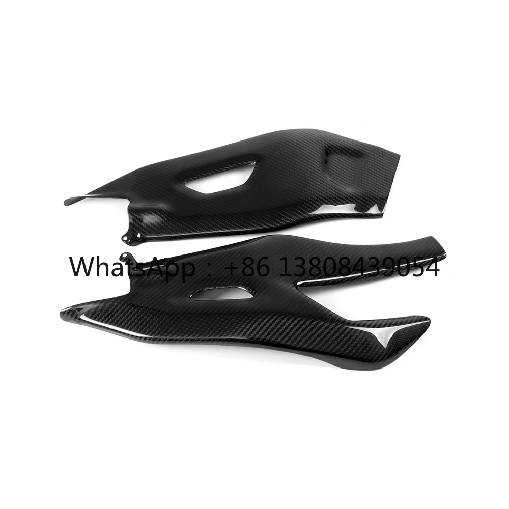 Motorcycle Part 100% Full Carbon Fiber Swing Arm Covers for R1 2015-2018 Glassy Black