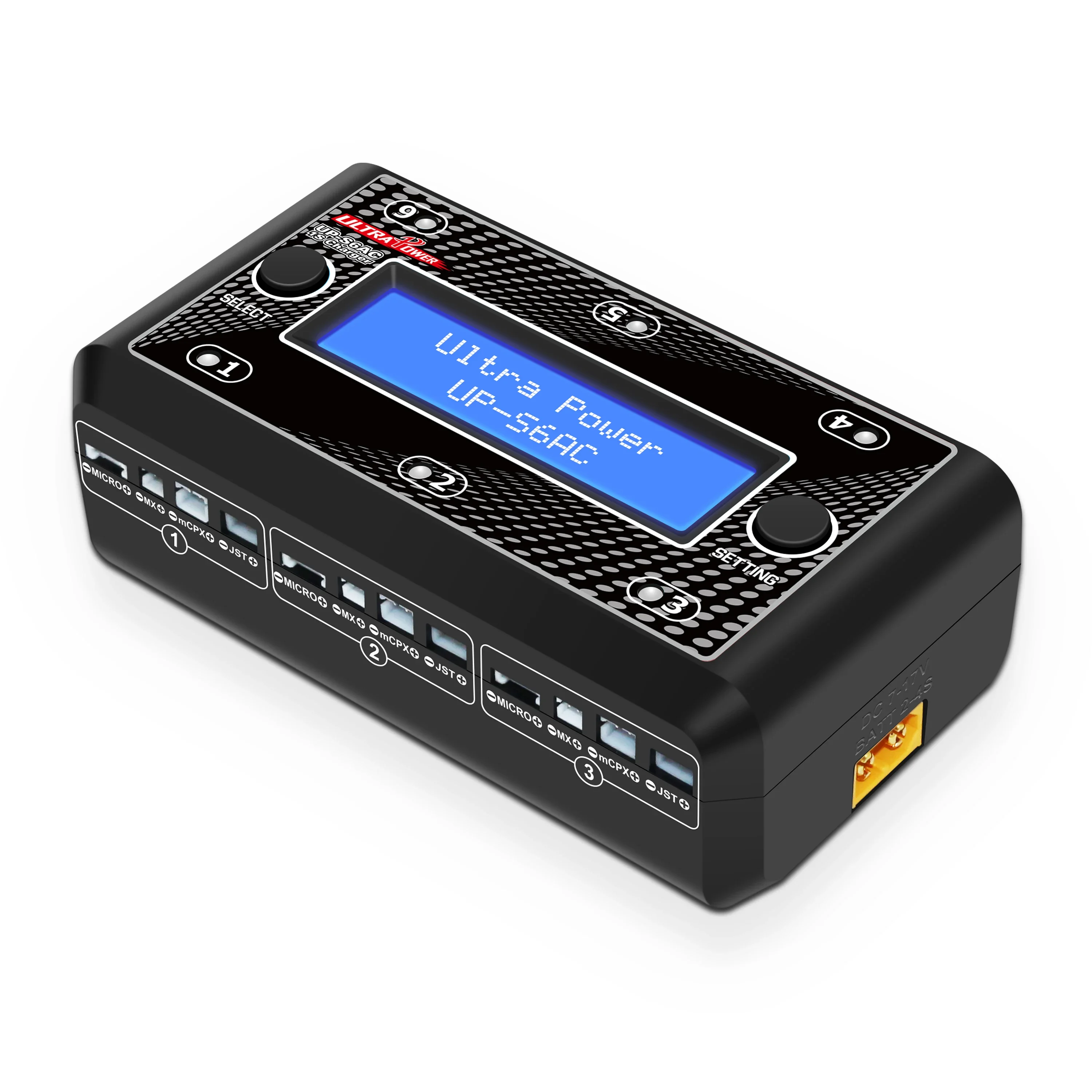 

UltraPower UP-S6AC Smart Balance Charger Six-Channel 26.1W for Electric /Drone/Cars & All Types of RC Battery Charging