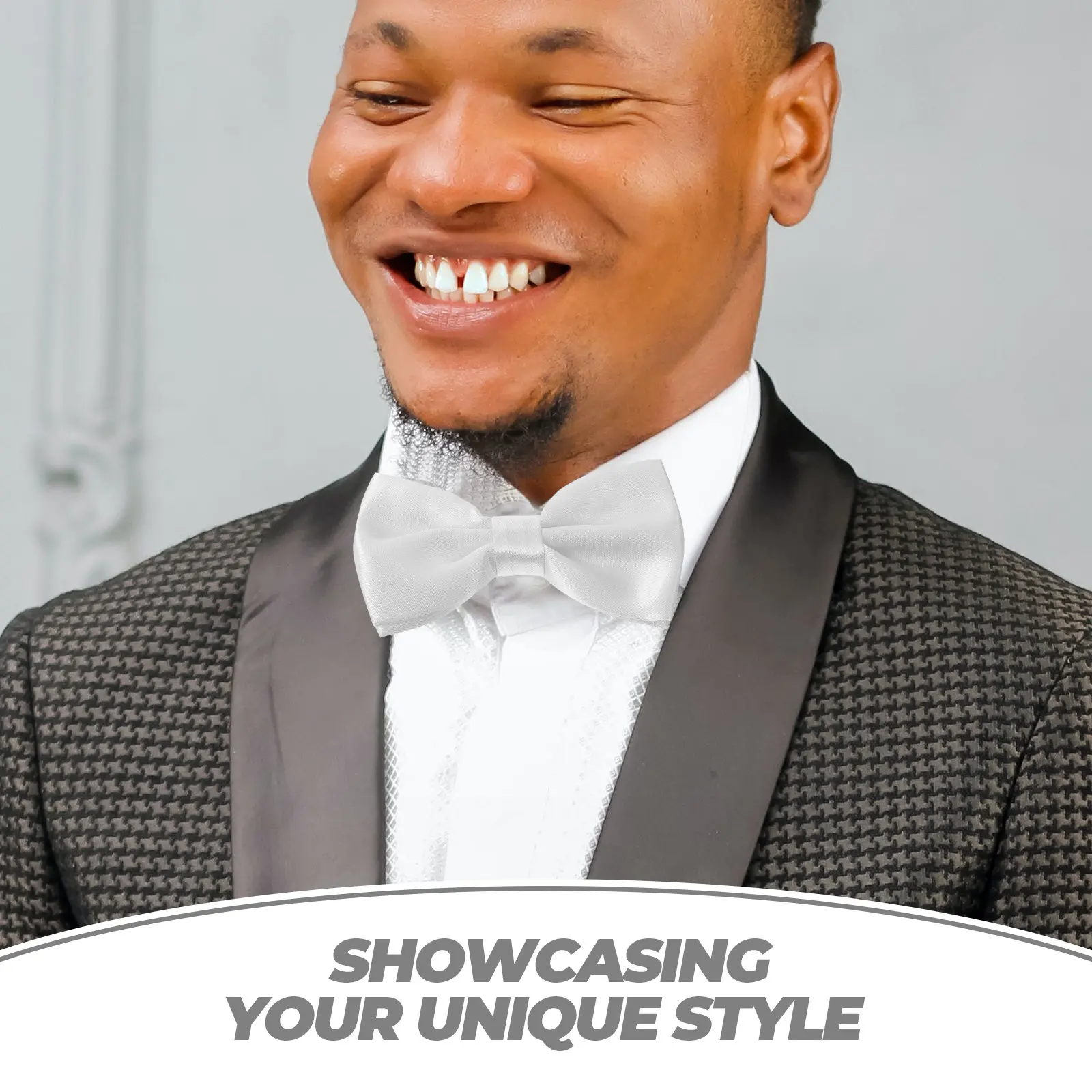 

Комплект: галстук-бабочка, пояс-саше и нагрудный патч для мужчин, атласный, элегантный, минималистичный, для смокинга, для свадьбы, вечеринки, церемонии