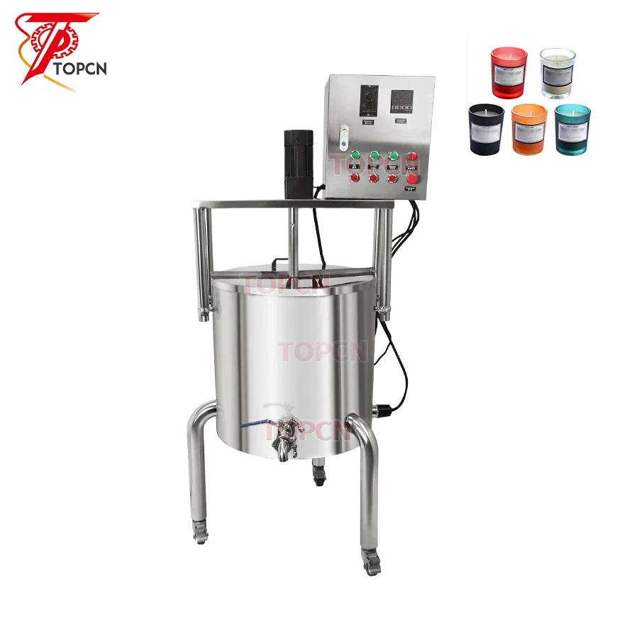 Low price chemicals production equipment 100L double layer small liquid soap making mixing machine