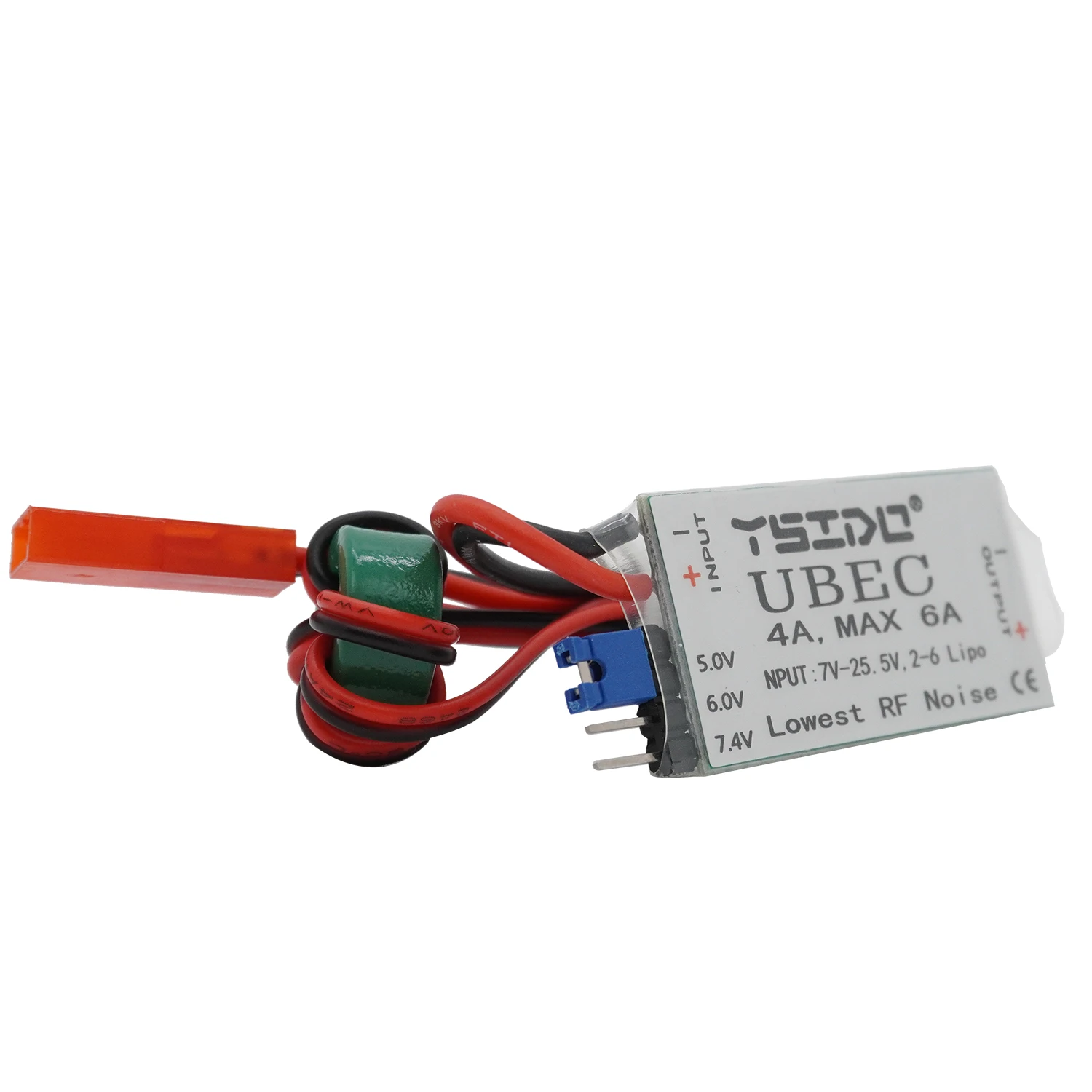 4A UBEC MAX 6A NPUT 7V-25.5V 2~6S Lipo Battery Output 5V/6V Switch Mode BEC for RC Drone Quadcopter RC Car RC Model Accessories