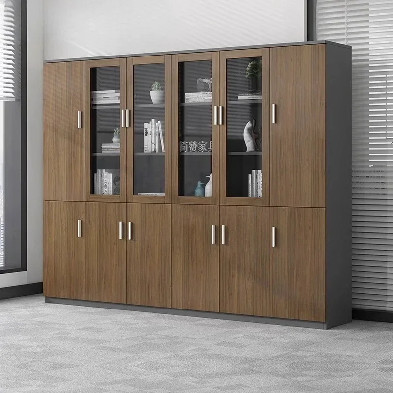 خزانة ملفات ممتازة، خشبية عالية وبسيطة وحديثة، خزانة ملفات، خزانة بيانات، خزانة كتب، مكتب #1