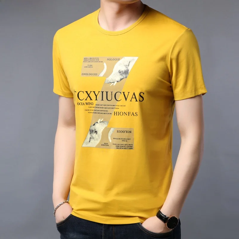 hengyuanxiang-men's-ort-sve-t-irt-round-ne-summer-oulder-wrap-mid-youth-korean-faion-body-t-irt-silk-cotton-tr