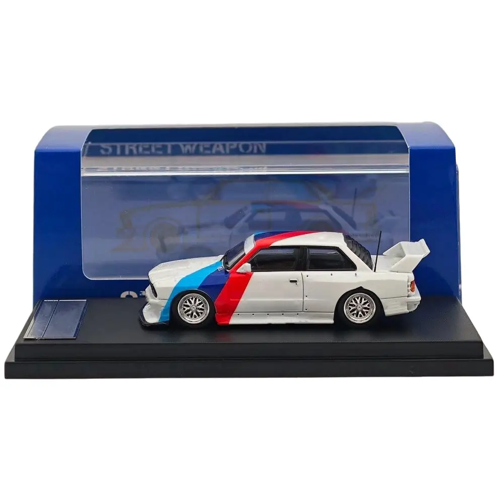

1/64 SW для E30 M3 LTO Racing модифицированная белая литая под давлением модель автомобиля, ограниченная коллекция, подарок