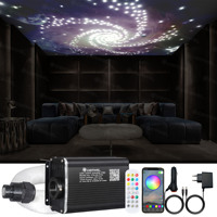 Twinkle LED Optic Fiber Light Smart Bluetooth APP RF Remote Control RGBW 12V For Car Starry Sky Effect Ceiling Atmosphere Light