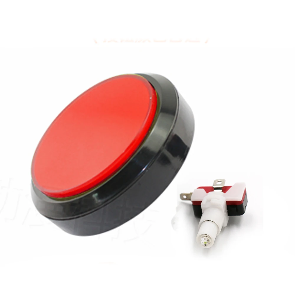 Große 100mm Licht Druckknopf beleuchtet LED Antwort schalter Schalter Video Rhythmus von Musikspiel Automaten Münze Arcade Flipper Teile – Detail 4