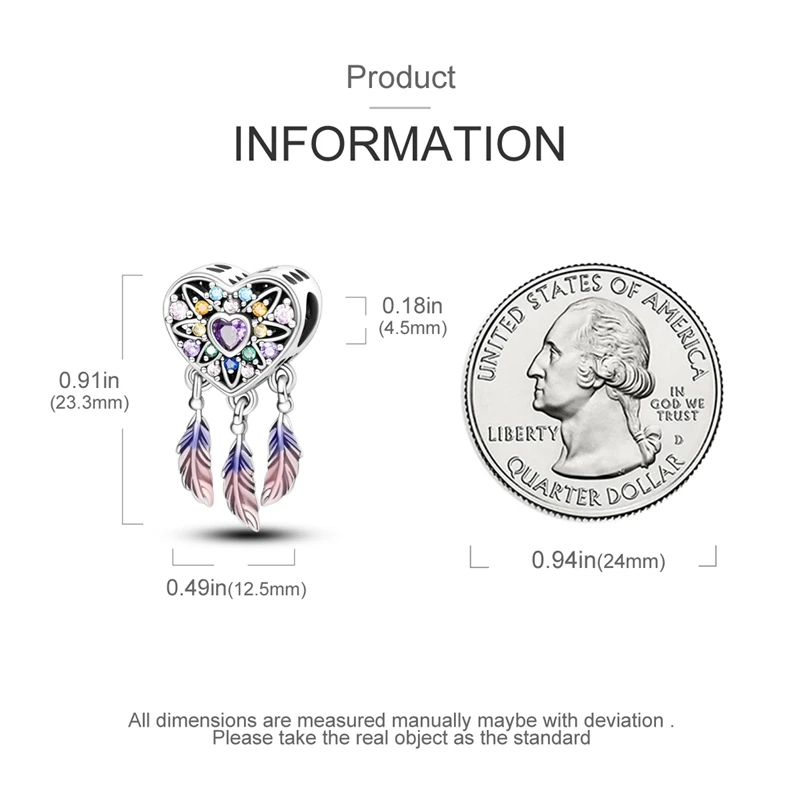 سحر 925 الأصلي الزجاج الزركون القلب قلادة الخرز يناسب أساور قلادة للنساء سحر الفضة 925 الفاخرة DIY بها بنفسك مجوهرات هدية